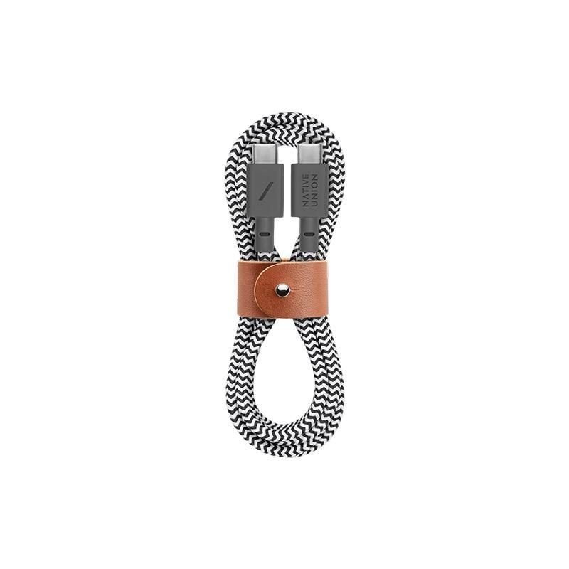 Native Union Belt Cable Type-C-C Zebra 1.2M Native Union Belt Cable Type-C-C Zebra 1.2M